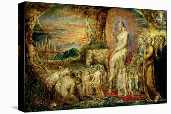 Christ's Entry into Jerusalem-William Blake-Stretched Canvas