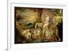 Christ's Entry into Jerusalem-William Blake-Framed Giclee Print