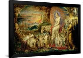 Christ's Entry into Jerusalem-William Blake-Framed Giclee Print