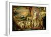 Christ's Entry into Jerusalem-William Blake-Framed Premium Giclee Print