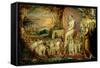 Christ's Entry into Jerusalem-William Blake-Framed Stretched Canvas