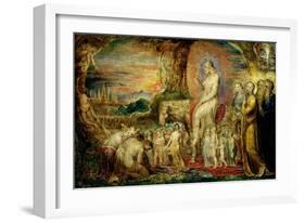 Christ's Entry into Jerusalem-William Blake-Framed Giclee Print