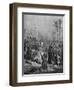 Christ's entry into Jerusalem-Gustave Dore-Framed Giclee Print