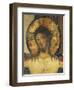 Christ's Face, Detail from Crucifix, 1187-Alberto Sotio-Framed Giclee Print