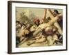 Christ's Fall on the Way to Calvary, 1772-Giandomenico Tiepolo-Framed Giclee Print