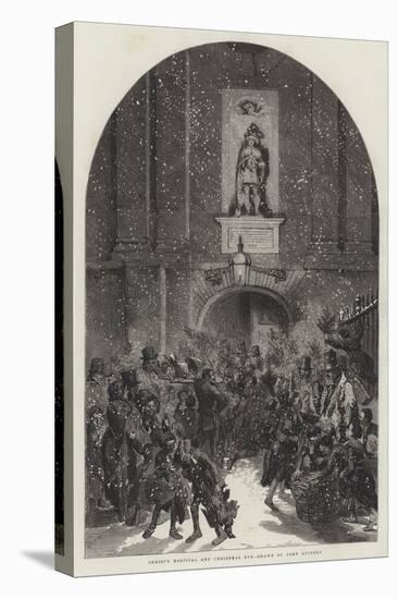 Christ's Hospital and Christmas Eve-Sir John Gilbert-Stretched Canvas