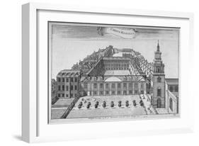 Christ's Hospital, City of London, 1755-Benjamin Cole-Framed Giclee Print