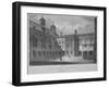 Christ's Hospital from the Cloisters, City of London, 1805-James Sargant Storer-Framed Giclee Print