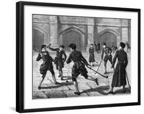 Christ's Hospital Hockey-null-Framed Art Print