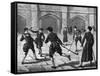 Christ's Hospital Hockey-null-Framed Stretched Canvas