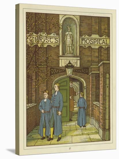 Christ's Hospital in Greyfriars-Thomas Crane-Stretched Canvas