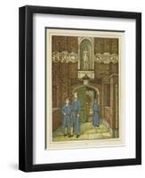 Christ's Hospital in Greyfriars-Thomas Crane-Framed Giclee Print