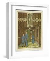Christ's Hospital in Greyfriars-Thomas Crane-Framed Giclee Print
