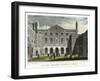 Christ's Hospital School, Newgate Street, City of London, 1831-W Wallis-Framed Giclee Print