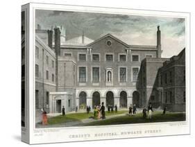 Christ's Hospital School, Newgate Street, City of London, 1831-W Wallis-Stretched Canvas
