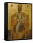 Christ Seated on the Throne, Icon-null-Framed Stretched Canvas