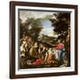 Christ Served by Angels, C.1650-1700-null-Framed Giclee Print