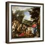 Christ Served by Angels, C.1650-1700-null-Framed Giclee Print