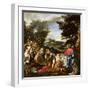 Christ Served by Angels, C.1650-1700-null-Framed Giclee Print