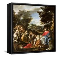 Christ Served by Angels, C.1650-1700-null-Framed Stretched Canvas