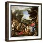 Christ Served by Angels, C.1695-Sebastiano Ricci-Framed Giclee Print