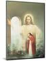 Christ Showing the Way-unknown Bo-Mounted Art Print