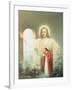 Christ Showing the Way-unknown Bo-Framed Art Print