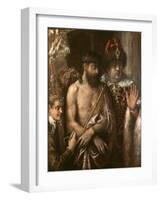 Christ Shown to the People (Ecce Homo) C.1570-76-Titian (Tiziano Vecelli)-Framed Giclee Print