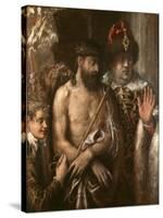 Christ Shown to the People (Ecce Homo) C.1570-76-Titian (Tiziano Vecelli)-Stretched Canvas