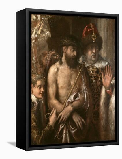 Christ Shown to the People (Ecce Homo) C.1570-76-Titian (Tiziano Vecelli)-Framed Stretched Canvas