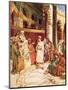 Christ Speaking with the Doctors in the Temple in Jerusalem-William Brassey Hole-Mounted Premium Giclee Print