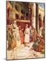 Christ Speaking with the Doctors in the Temple in Jerusalem-William Brassey Hole-Mounted Giclee Print