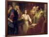 Christ Standing in the Temple Discussing the Scriptures with Five Robed Elders-null-Framed Giclee Print