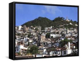 Christ Statue, Taxco, Colonial Town Well Known For Its Silver Markets, Guerrero State, Mexico-Wendy Connett-Framed Stretched Canvas