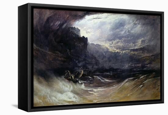 Christ Stilleth the Tempest, 1852-John Martin-Framed Stretched Canvas