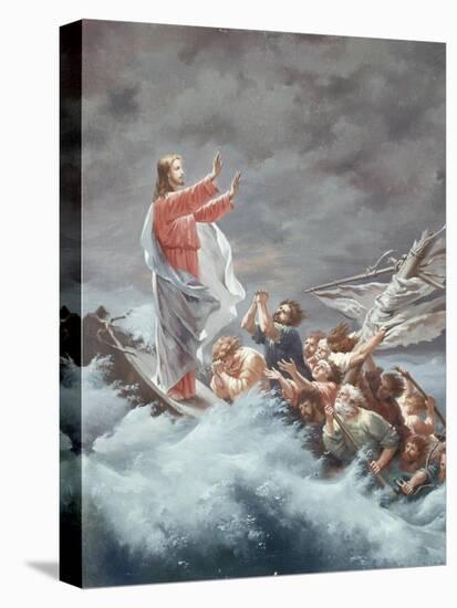 Christ Stilling the Tempest-Christian W. E. Dietrich-Stretched Canvas