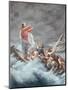 Christ Stilling the Tempest-Christian W. E. Dietrich-Mounted Giclee Print