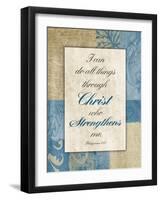 Christ Strength-Jace Grey-Framed Art Print