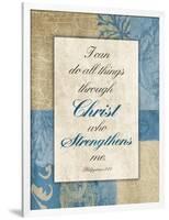 Christ Strength-Jace Grey-Framed Art Print