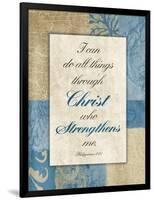 Christ Strength-Jace Grey-Framed Art Print