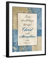Christ Strength-Jace Grey-Framed Art Print