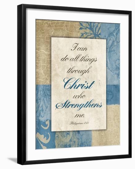 Christ Strength-Jace Grey-Framed Art Print