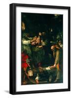 Christ Taken Prisoner-Duccio di Buoninsegna-Framed Giclee Print