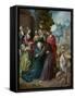 Christ Taking Leave of His Mother, C.1515-20-Cornelis Engebrechtsz-Framed Stretched Canvas