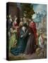 Christ Taking Leave of His Mother, C.1515-20-Cornelis Engebrechtsz-Stretched Canvas