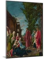 Christ Taking Leave of His Mother, C. 1520-Albrecht Altdorfer-Mounted Giclee Print