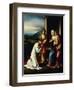 Christ Taking Leave of His Mother, Circa 1513,-Antonio Allegri-Framed Giclee Print