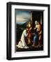 Christ Taking Leave of His Mother, Circa 1513,-Antonio Allegri-Framed Giclee Print