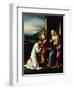 Christ Taking Leave of His Mother, Circa 1513,-Antonio Allegri-Framed Giclee Print