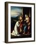 Christ Taking Leave of His Mother, Circa 1513,-Antonio Allegri-Framed Giclee Print